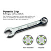 Capri Tools 10 mm WaveDrive Pro Stubby Combination Wrench for Regular and Rounded Bolts CP11750-M10SB